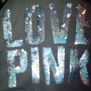 PINK by VS Blinged Fur Lined Hoodie